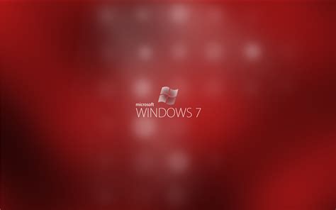 🔥 48 Red Windows 7 Wallpaper Wallpapersafari