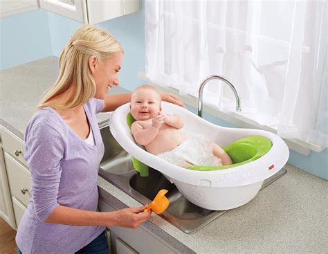 Bañera Bebe 4 In 1 Fisher Price Malla Ergonomica Baño 139900 En