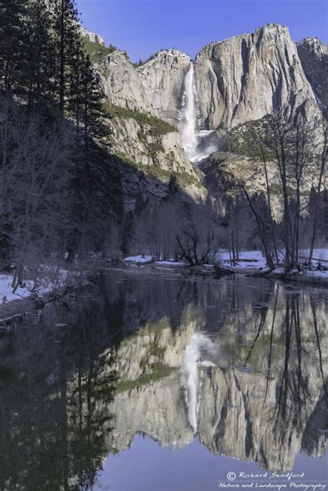 Yosemite Falls Reflection Fine Art Nature Photography