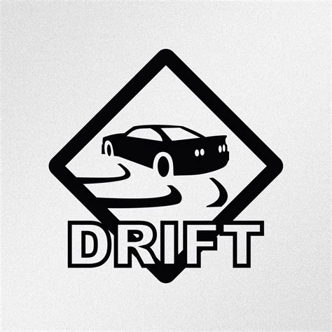 Drift Road Sign Jdm Car Body Window Bumper Vinyl Decal Sticker Laptop
