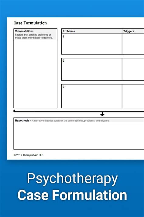 Case Formulation Sheet Worksheet Artofit