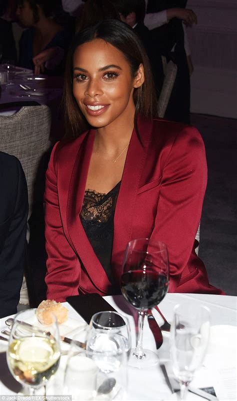 Rochelle Humes Glams Up At Haven House Charity Ball Daily Mail Online