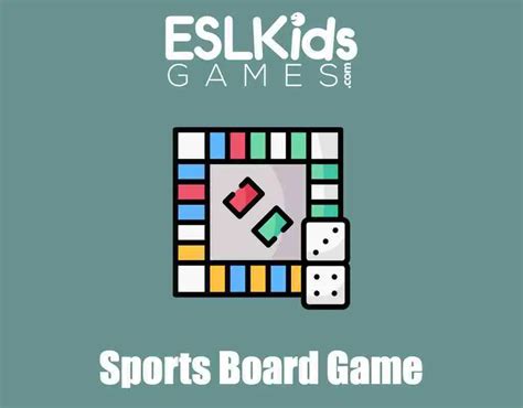 Sports Board Game Esl Kids Games