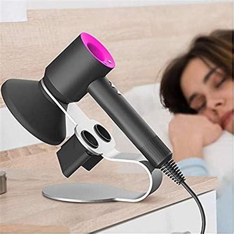 The display stand neatly holds your hair dryer and its magnetic attachments, with one click. Dyson Supersonic Hair Dryer Holder accessories/attachments ...