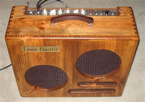 Beautiful Wood Amps With Images Wooden Box Diy Guitar Amp Amp