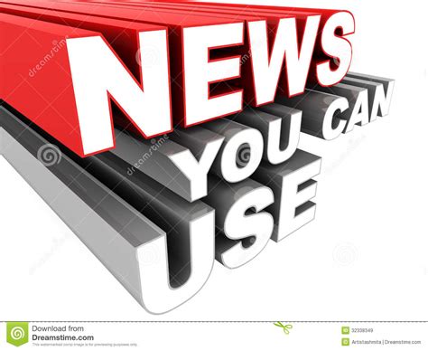 News You Can Use Stock Illustration Illustration Of Relevance 32338349