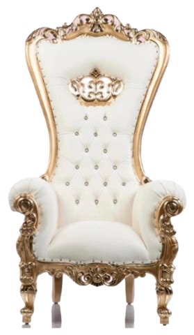 Gold White Throne Chair Rental Florida Tents Events Inc