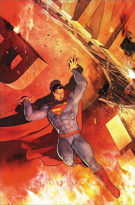 New 52 Textless Variant Comics Superman Art Superman