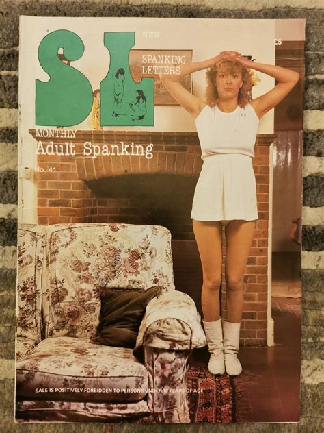Sl Spanking Cartas Mensual No 41 Vintage 1980 S Bdsm Etsy