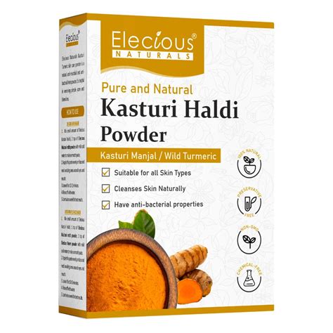 Elecious Naturals Kasturi Haldi For Face And Skin Wild Turmeric