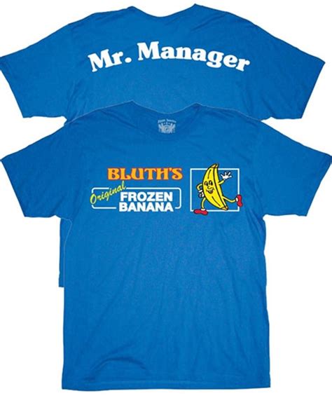 Arrested Development T Shirt Tv Show Series Mr Manager Adult Royal Tee