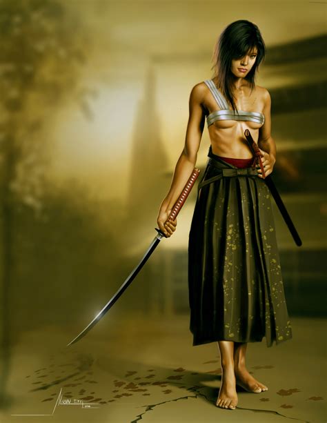 Samurai Girl By Omarvin Female Samurai Warrior Woman Japanese Warrior