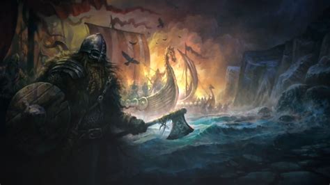 Viking Raiders Dungeons And Dragons Art Medieval Art Vikings