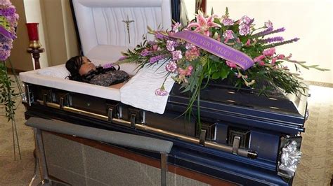 Monica Mapile In Her Open Casket During Her Funeral Casket Post