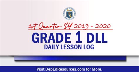 New Grade Daily Lesson Log Nd Quarter Deped Resources Vrogue