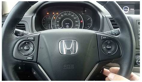 Tyre pressure monitoring reset | Honda CR-V 2012 - YouTube