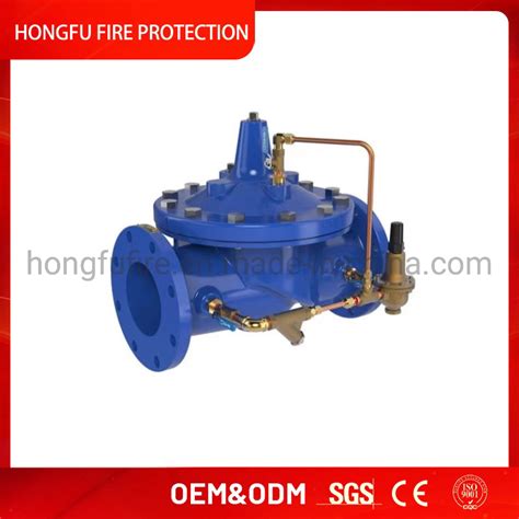 Pn16 Ductile Iron Pressure Reducing Valve For Water Pump System China