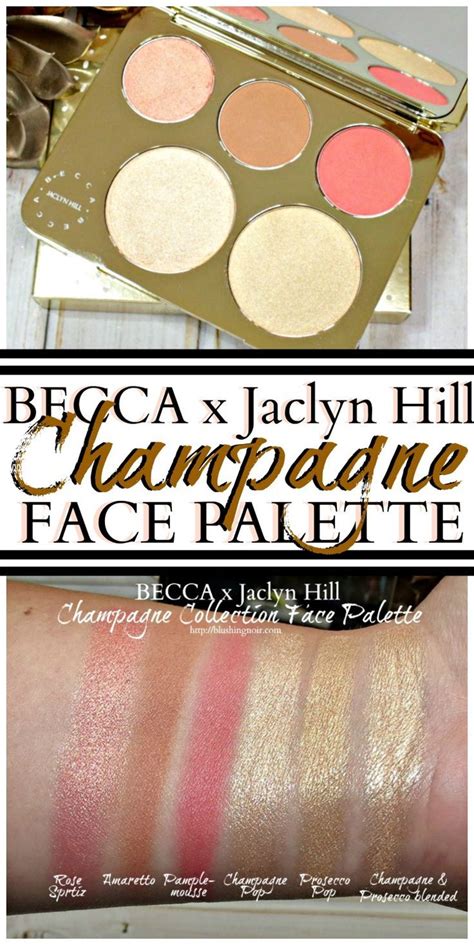 Becca X Jaclyn Hill Champagne Collection Face Palette Swatches Champagne Collection Makeup