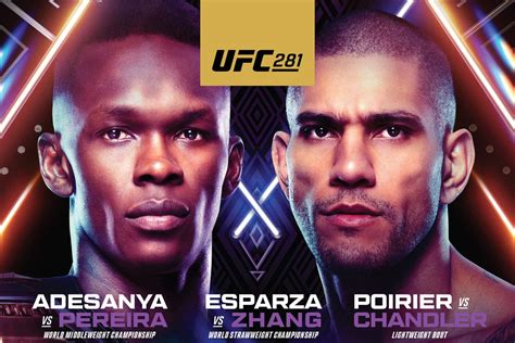 Latest Ufc 281 Fight Card Ppv Lineup For ‘adesanya Vs Pereira On Nov 12 In New York