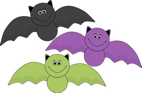 Colorful Halloween Bats Halloween Cartoons Halloween Clipart