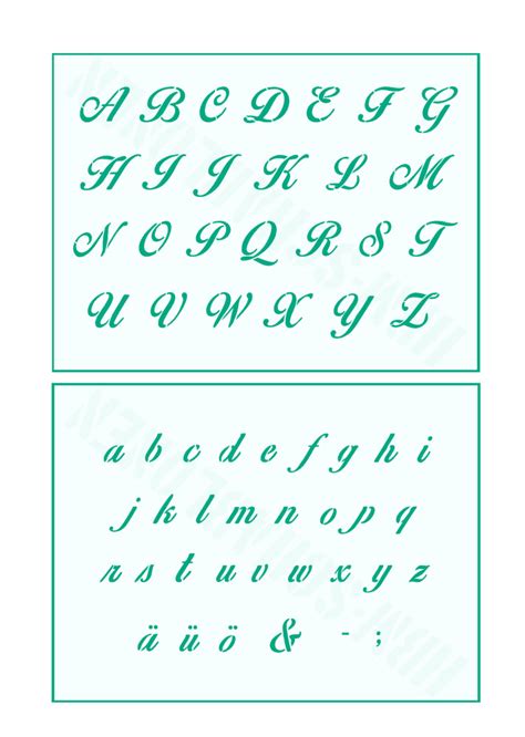 Sechsundzwanzig pdf dateien zum textverständnis übungen und innen. Buchstaben groß 2,5cm oder klein ABC Schablonen Alphabet Schreibschrift | eBay