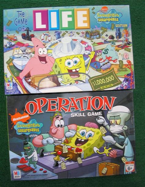 2007 Operation Spongebob Squarepants And The Game Of Life 2004 Both