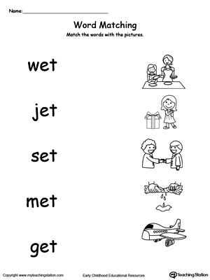word family workbook  kindergarten
