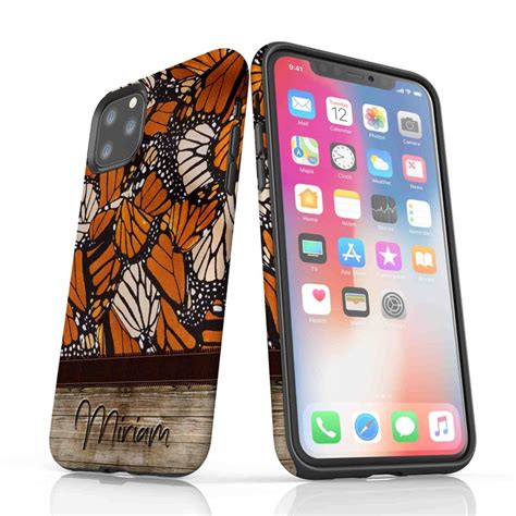 Iphone 11 Pro Max Case Monarch Butterfly Xsmax Xr Xs 8p 8 7 Etsy