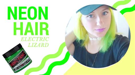 Hair Dye Experience Manic Panic Electric Lizard Youtube