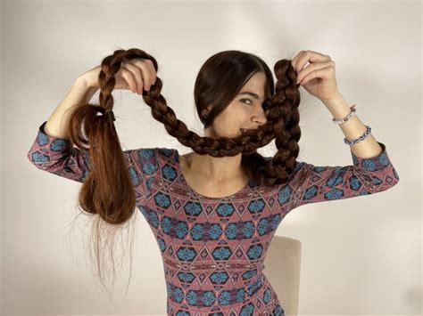 Alechka Nasyrova Queen Of Super Long Hair