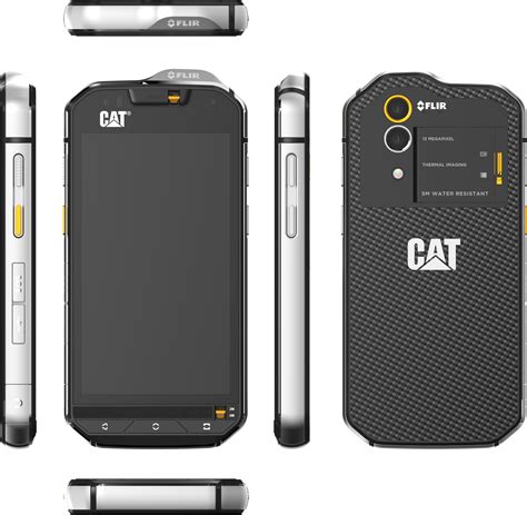 Cat Announces S Rugged Smartphone With Integrated Flir Thermal Camera