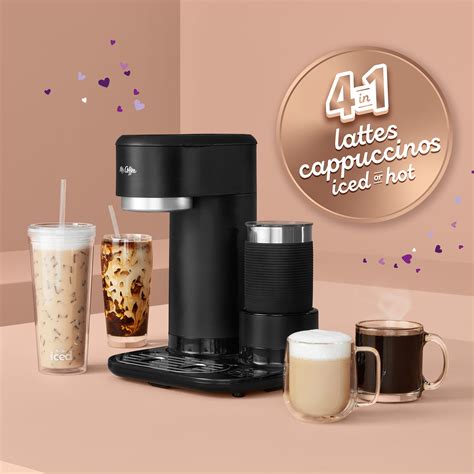 Buy Mr Coffee 4 In1 Single Serve Latte Iced And Hot Coffee Maker