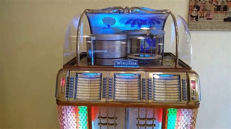 1952 Wurlitzer 1400 Jukebox Youtube