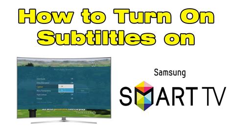 How do i turn off the closed captioning on my tv? How to turn on subtitles on Samsung Smart TV (Get captions ...