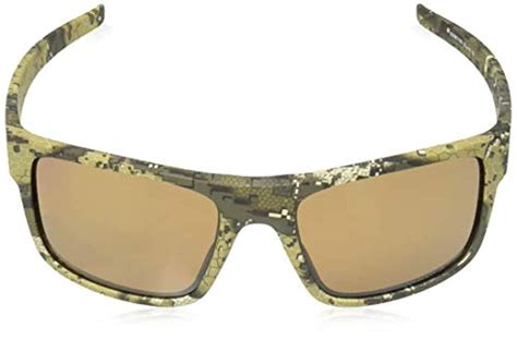 Oakley Drop Point Polarized Iridium Rectangular Sunglasses Desolve Bare Camo 60 0 Mm In Brown