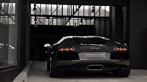 🥇 Black Cars Aventador Exotic Lamborghini Lp700 4 Auto Garage Wallpaper