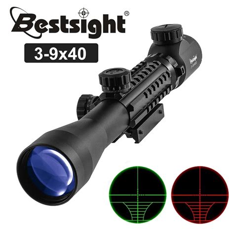 Bestsight 3 9x40 EG Riflescope Tactical Optics Rifle Scope Sniper Gun