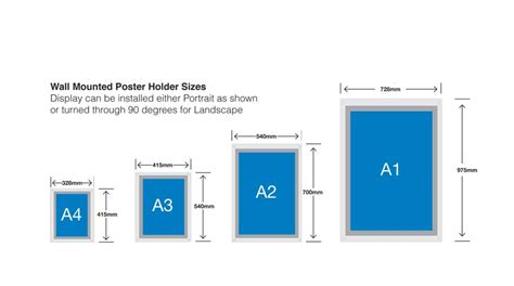 Pop it on your pin board as an easy reference guide! Poster Frames | Poster Holders | Wall Mounted Poster Displays