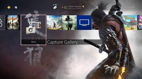 Theres A Moody Sekiro Dynamic Theme Free To Download On Ps4 Push Square