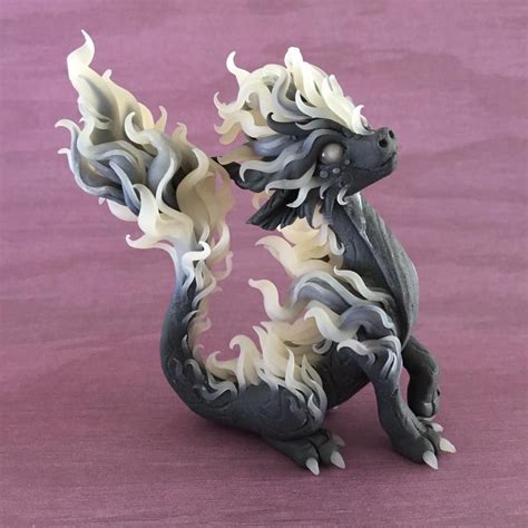 Dragon Sculpture Clay Dragon Polymer Clay Sculptures