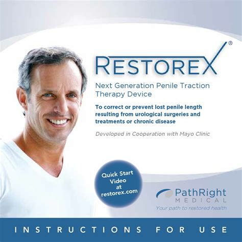 PATHRIGHT MEDICAL RESTOREX INSTRUCTIONS FOR USE MANUAL Pdf Download ManualsLib