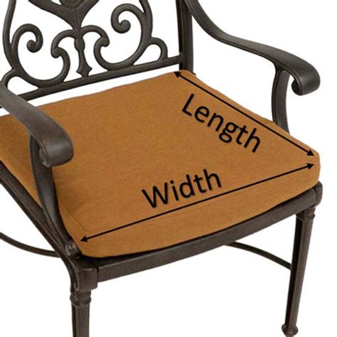 Hanamint 2.5" Thick Dining Seat Replacement Cushion