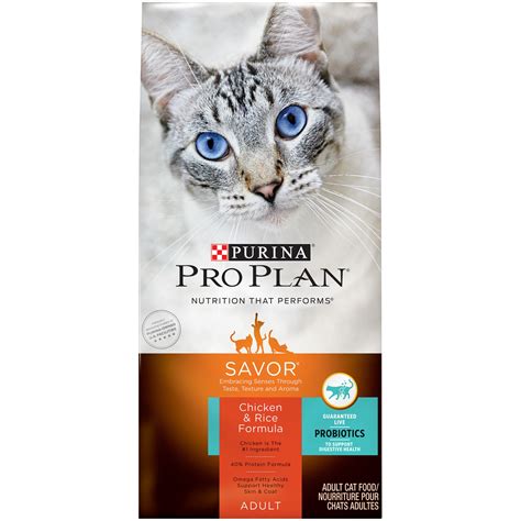 I decided to switch to purina pro plan dog food from the petsmart brand authority dog food because i had heard good things about and my dog's breeder mentioned it. Purina Pro Plan Savor Chicken & Rice Adult Cat Food | Petco