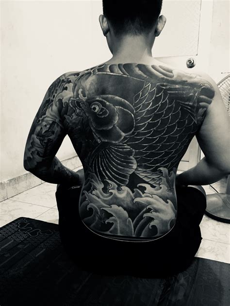 Check spelling or type a new query. Cá chép | Back tattoos, Full back tattoos, Tattoos