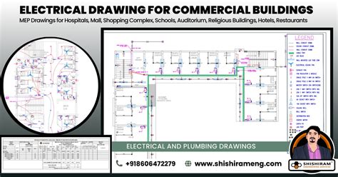 Expert Electrical Drawing For Commercial Buildings Mep Drafting
