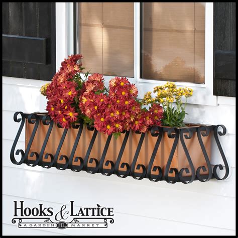 It is not fully covered and has space between one line and others. Black wrought iron window boxes for plants, European Cage ...