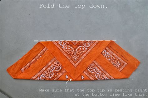 How To Fold A Bandana Into A Headband All Size Fits One