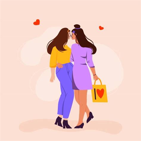 280 Cartoon Of A Lesbians Kissing Stock Illustrations Royalty Free Vector Graphics And Clip Art
