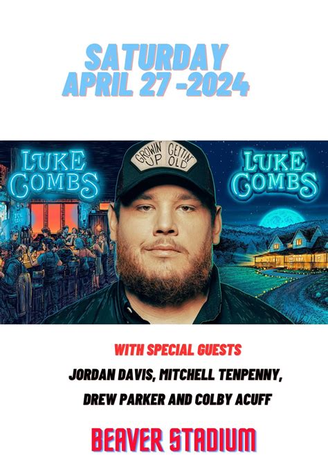 Luke Combs Announces Mind Blowing Tour At Iconic Beaver Stadium In