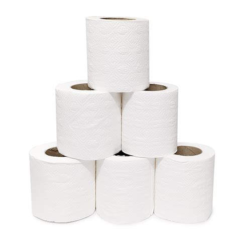 White Primaxx Premium Quality Toilet Paper Roll 3 Ply 6 In 1 Pack 80